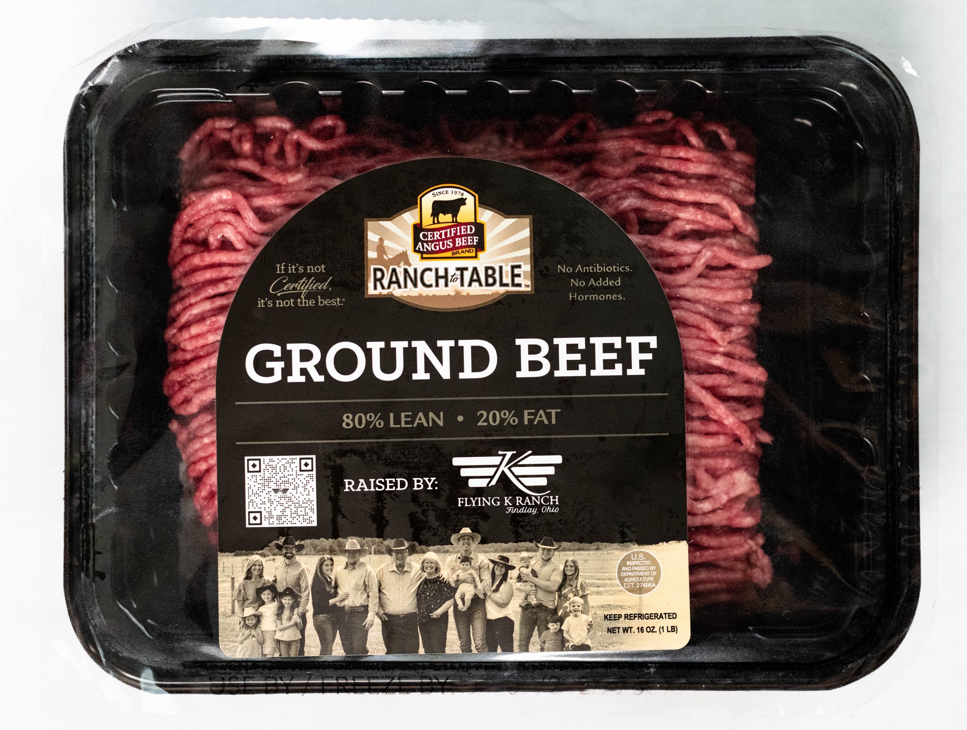 slide 1 of 1, Cab Flying K 80% Cr Ground Beef, per lb