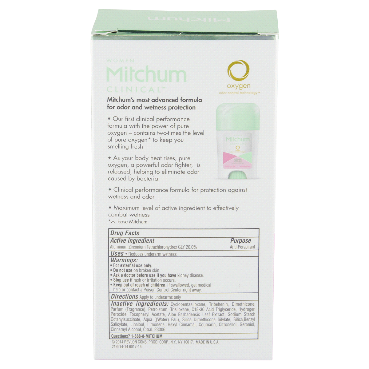 slide 2 of 5, Mitchum Women Clinical Powder Fresh Soft Solid Anti-Perspirant & Deodorant, 1.6 oz