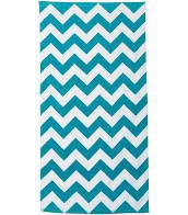 slide 1 of 1, RC Cola Chevron Kitchen Towel Teal, 1 ct