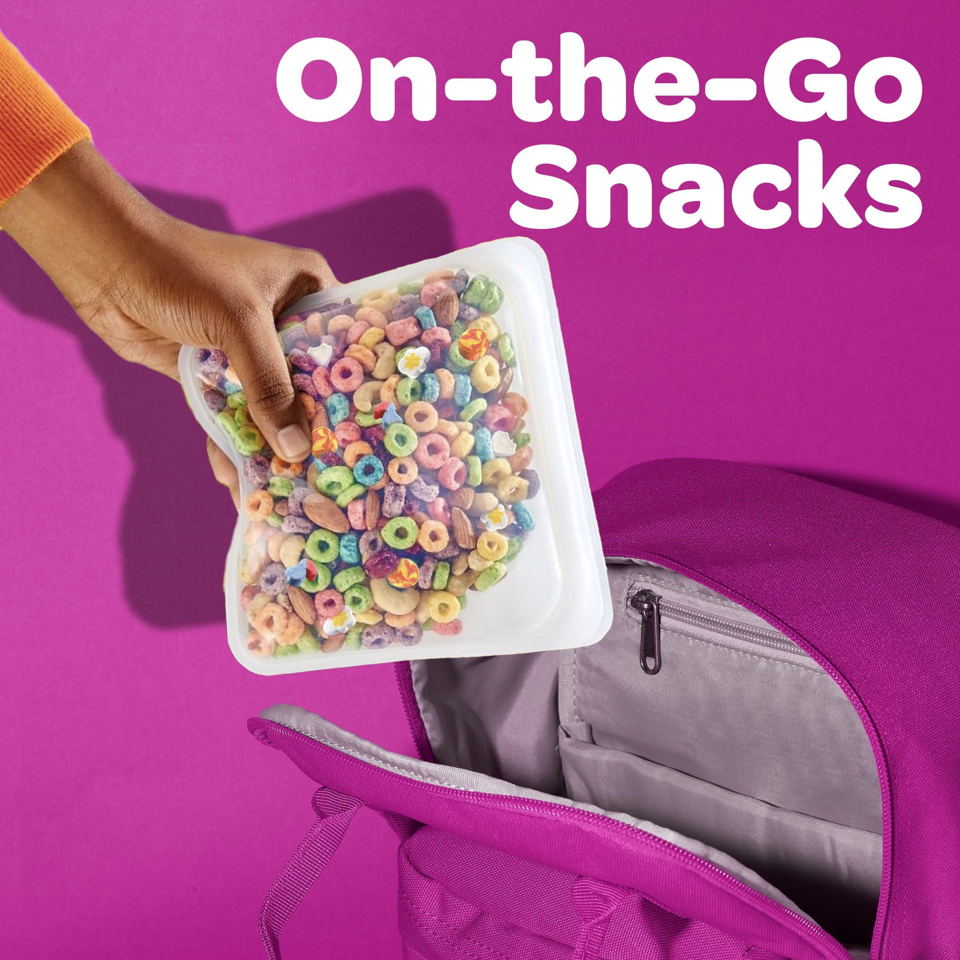 slide 5 of 5, Froot Loops Kellogg's Froot Loops Breakfast Cereal Original with Marshmallows, Kids Cereal, 9.3 oz, 9.3 oz