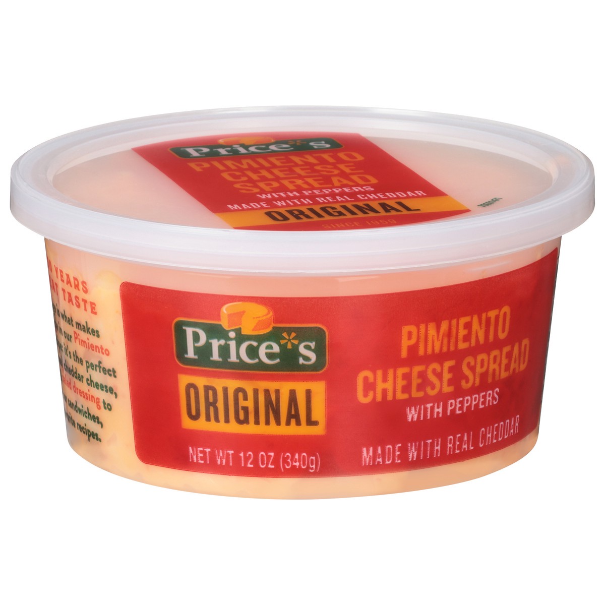 slide 2 of 9, Price's Original Pimento Cheese Spread - 12oz, 12 oz