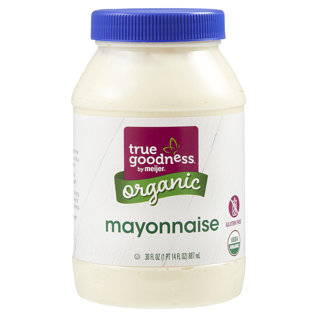 slide 1 of 3, True Goodness Organic Mayonnaise, 30 oz