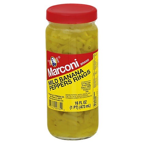 slide 1 of 6, Marconi Banana Peppers 16 oz, 16 oz