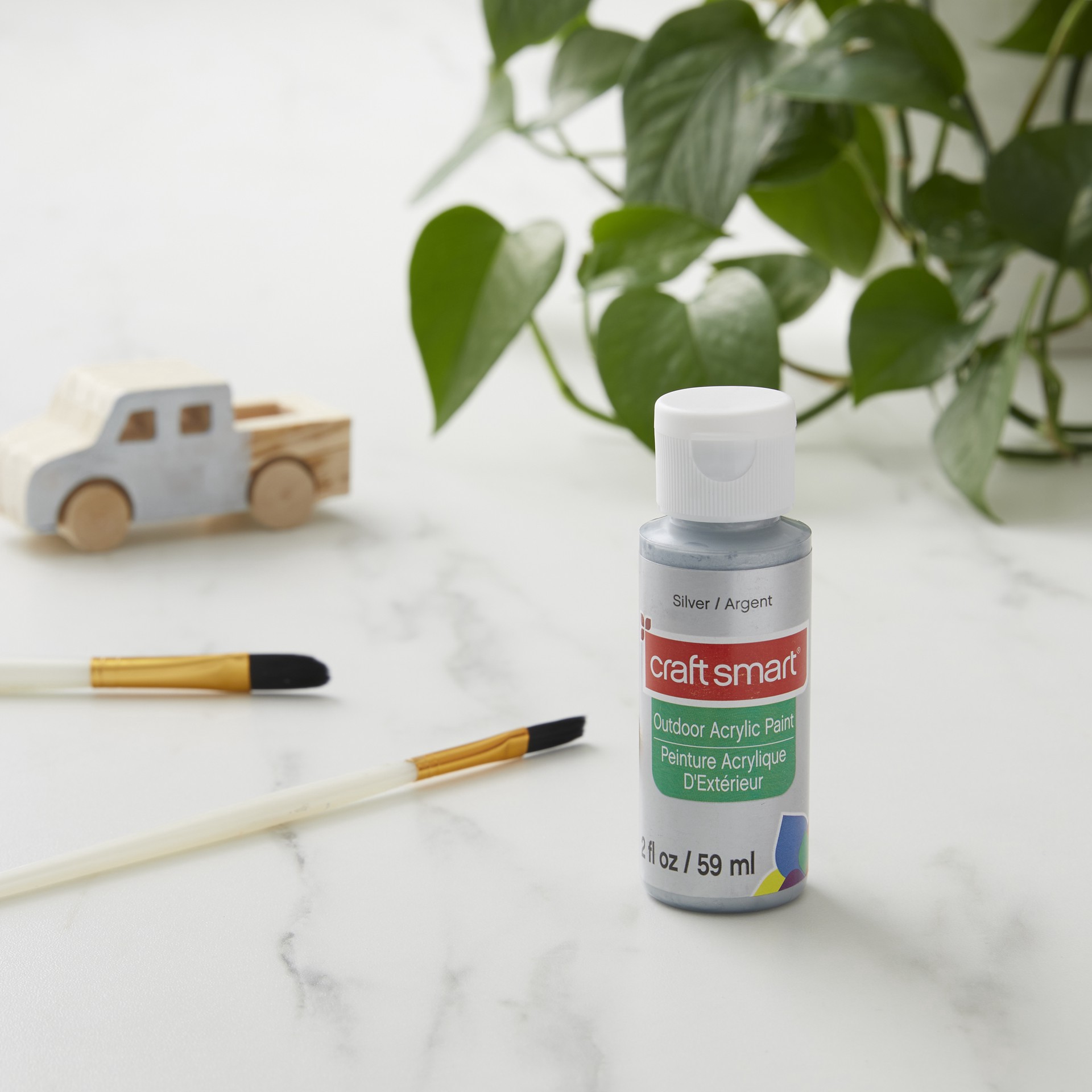 slide 2 of 2, Metallic Outdoor Acrylic Paint By Craft Smart, 2oz., 2 oz