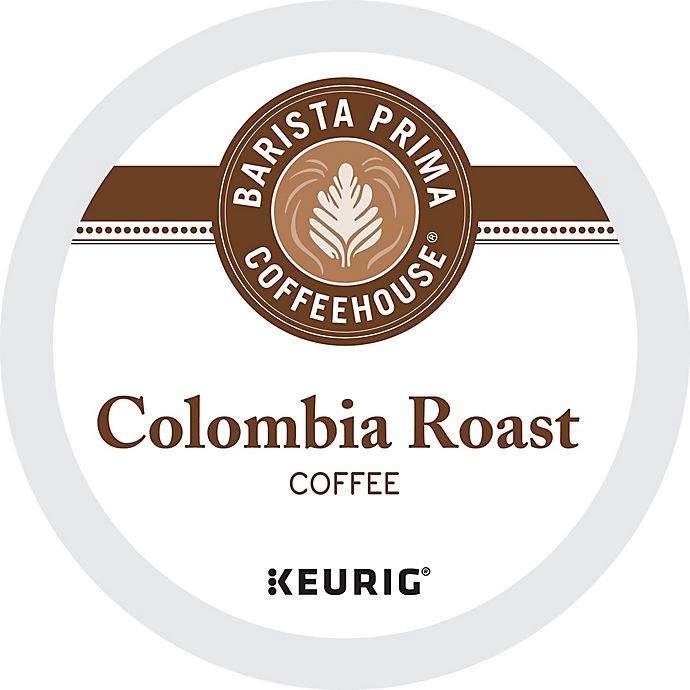 slide 1 of 6, Barista Prima Coffeehouse Medium-Dark Roast Colombia Coffee K-Cup Pods 24-0.47 oz Cup/Tub/Bowl, 24 ct