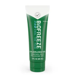Biofreeze Pain Relief Gel, 3 oz. Tube, Colorless