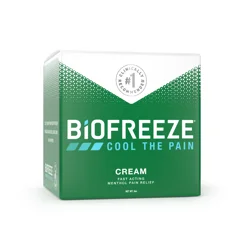 Biofreeze Menthol Pain Relief Cream 3 oz Box
