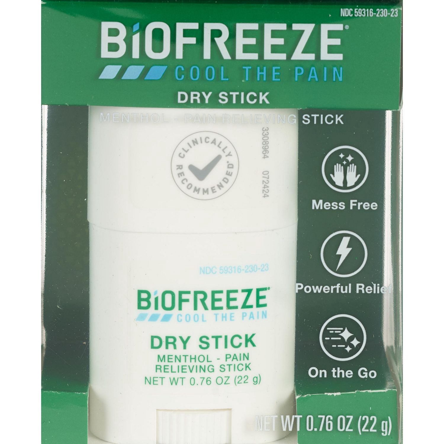 slide 6 of 7, BIOFREEZE Dry Stick 0.76 oz., 0.76 oz