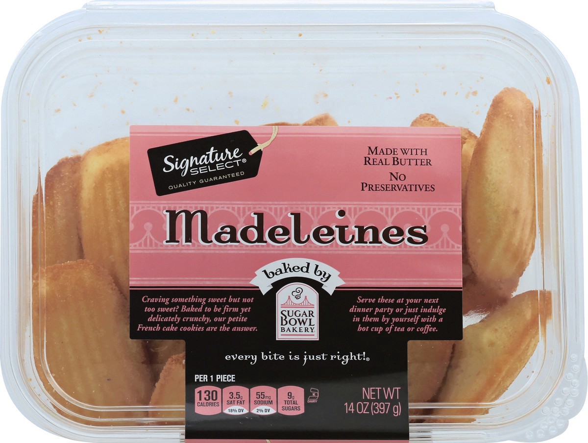 slide 9 of 9, Signature Select Madeleines 14 oz, 14 oz