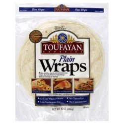 Toufayan Plain Wraps - 11 Oz
