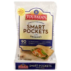 Toufayan Bakery Plain Smart Pocket - 7.4 Oz