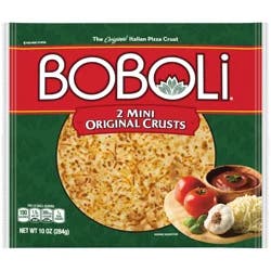 Boboli Original (Club Pack) Crusts, 2 count, 10 oz