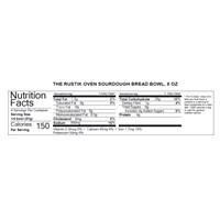 slide 3 of 5, The Rustik Oven Sourdough Bread Bowl, 8 oz, Sourdough Bread, Bag, 8 oz