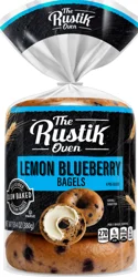 RUSTIK OVEN BREAD Rustik Lemon Blue Bagel