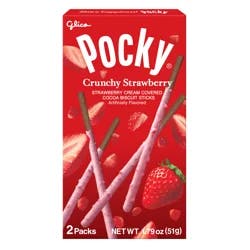 Glico Pocky Strawberry Cream Covered Biscuit Sticks - 1.79oz