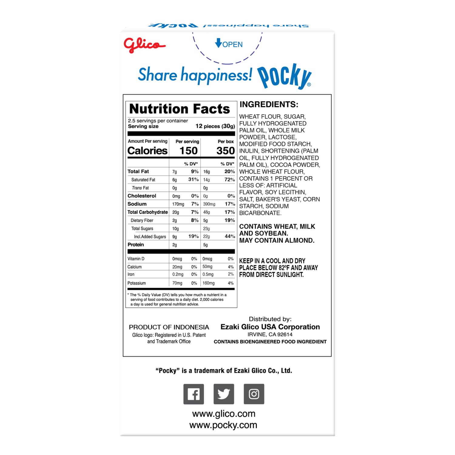 slide 2 of 6, Pocky Cookie & Cream Biscuit Sticks 2.47 oz, 2.47 oz