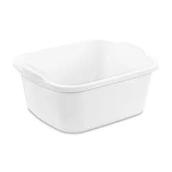 Sterilite 18 Quarts White Sink Set 1 ea