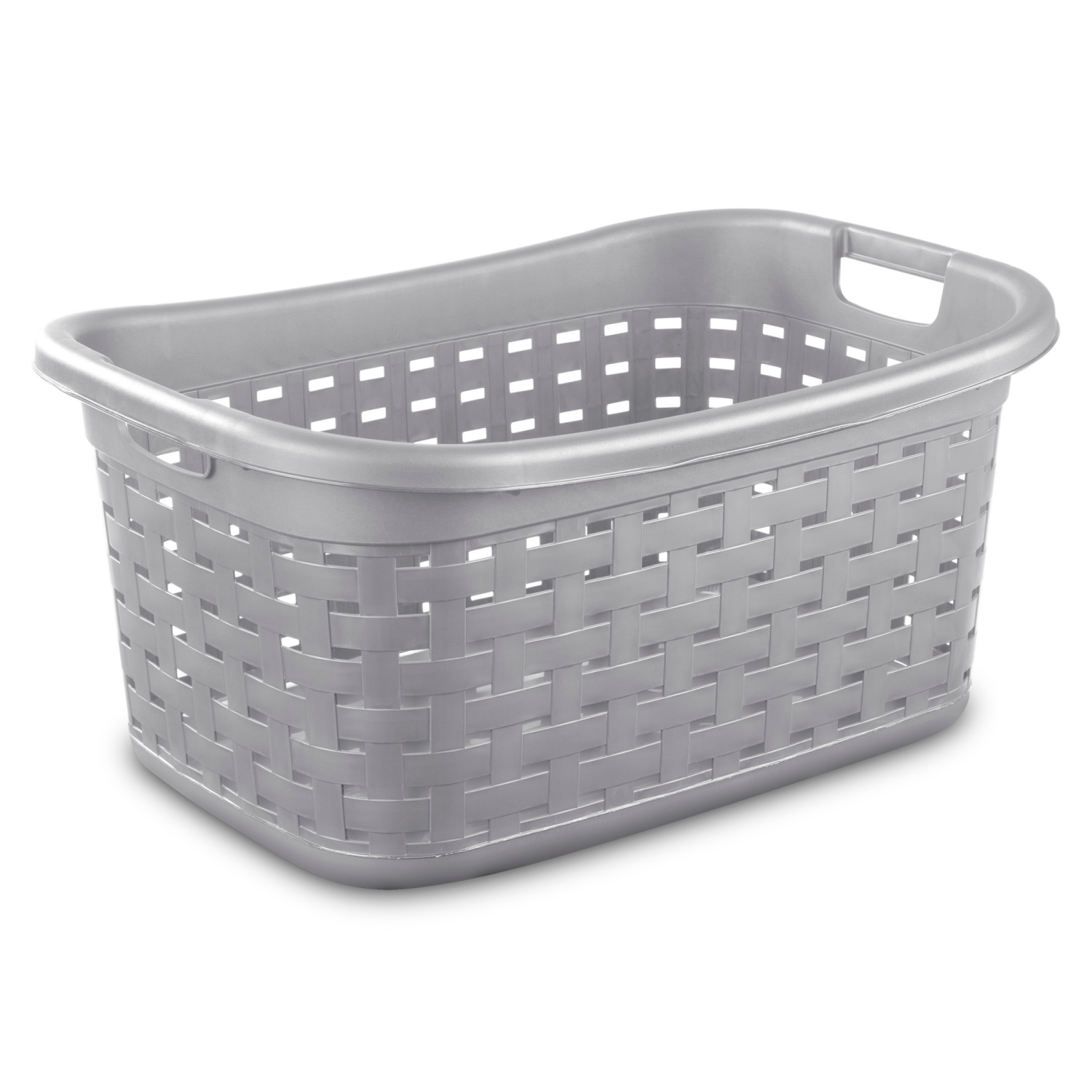 slide 1 of 3, Sterilite Cement Weave Laundry Basket 1 ea, 1 ct