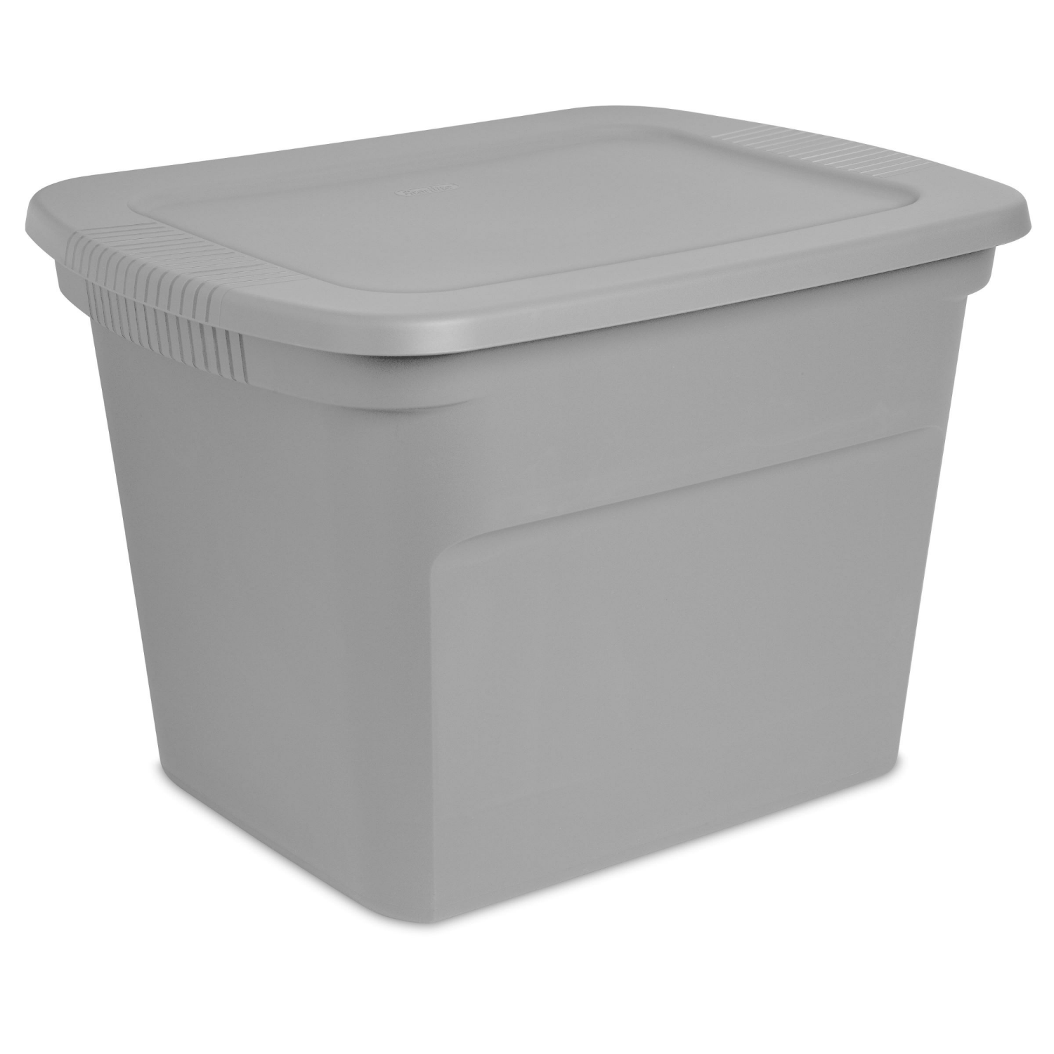 slide 1 of 2, Sterilite Storage Tote with Lid - Cement Gray, 18 gal