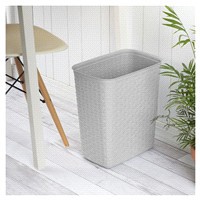 slide 15 of 17, Sterilite Weave Wastebasket Cement, 1 ct