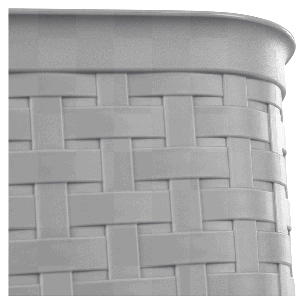 slide 8 of 17, Sterilite Weave Wastebasket Cement, 1 ct
