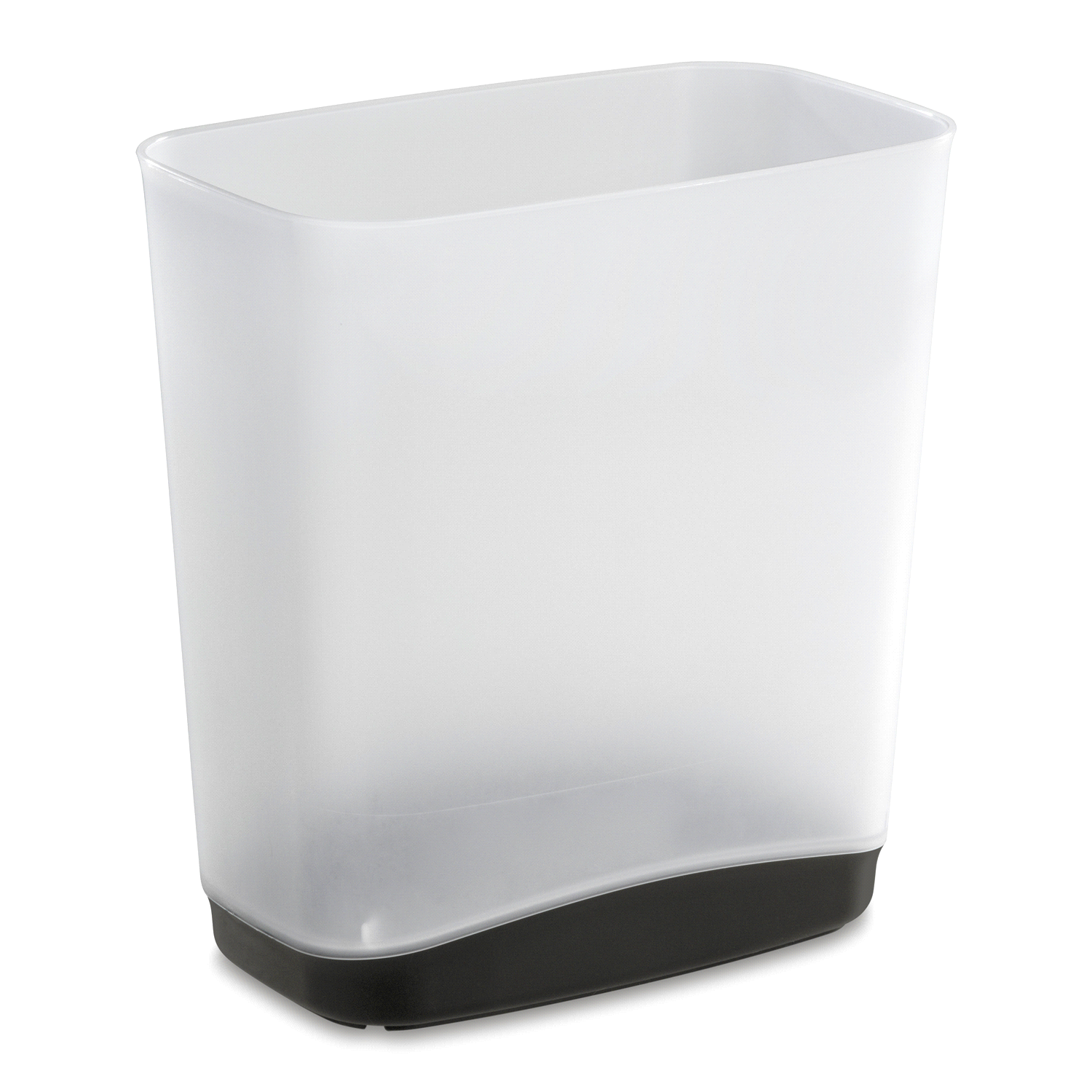 slide 1 of 4, Sterilite 3.3 Gallon Slim Rectangular Flat Gray Wastebasket 1 ea, 1 ct