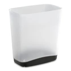 Sterilite 3.3 Gallon Slim Rectangular Flat Gray Wastebasket 1 ea