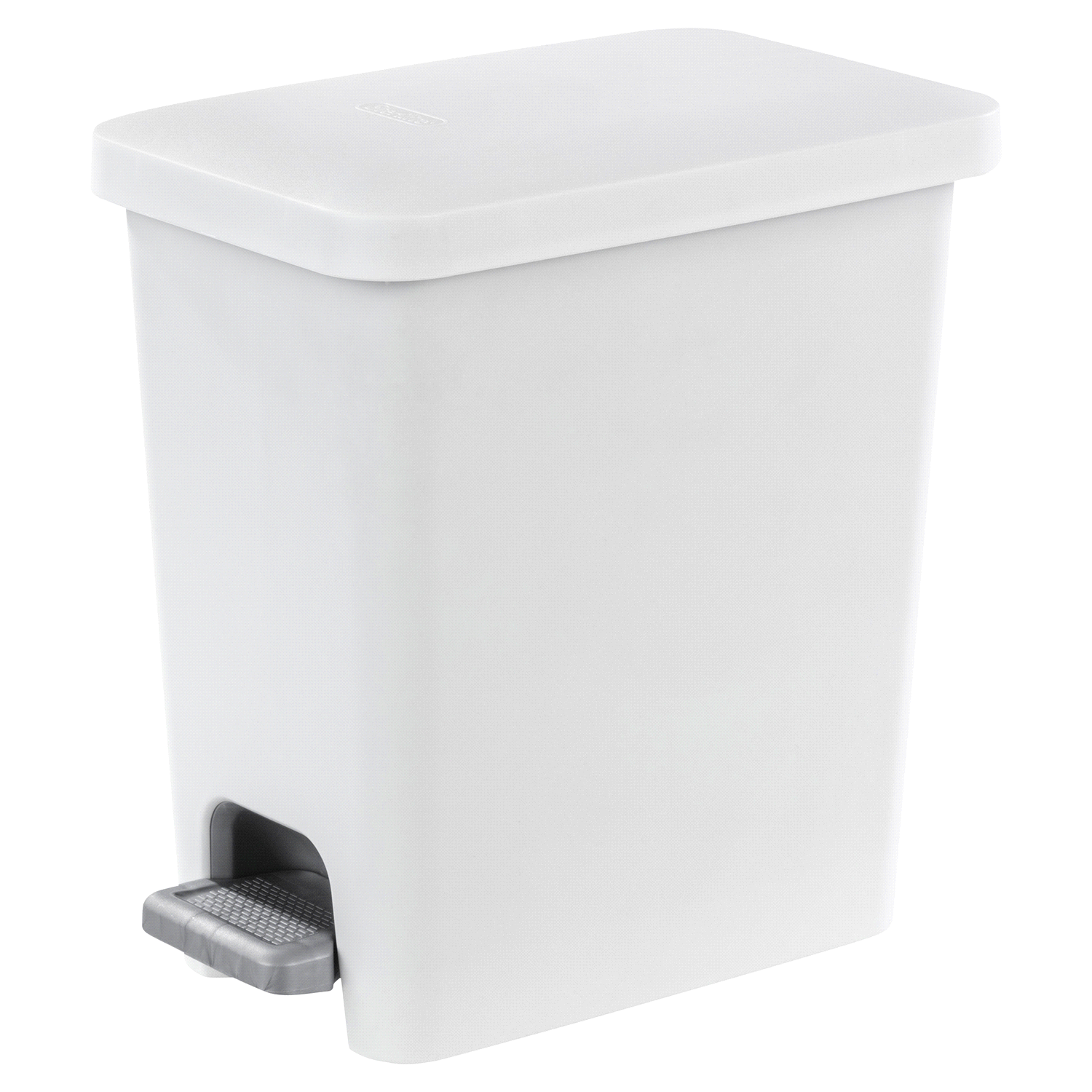 slide 1 of 5, Sterilite Rectangular Step-on Wastebasket Black, 2.7 gal