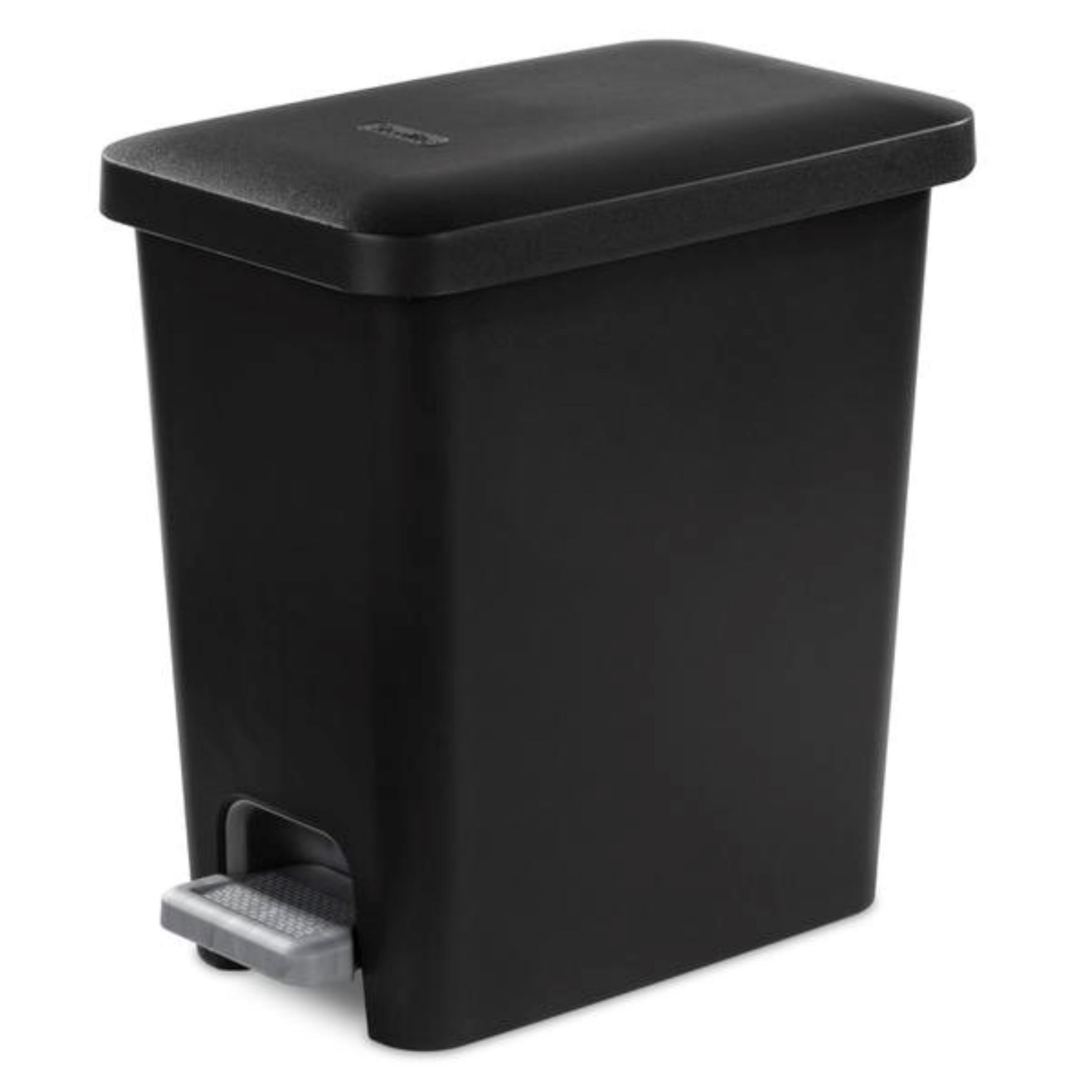 slide 1 of 3, Sterilite Rectangular Step-on Wastebasket White, 2.7 gal