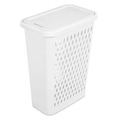 Sterilite Slim Laundry Hamper - White