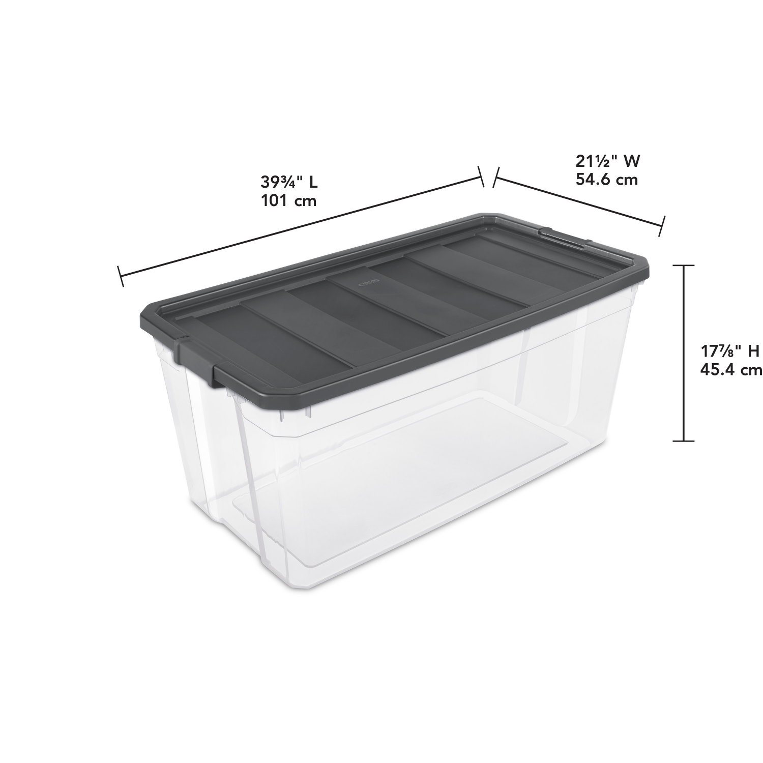 slide 2 of 3, Sterilite Modular Stacking Box, 200 qt