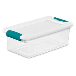Sterilite Latching Storage Box - White/Clear