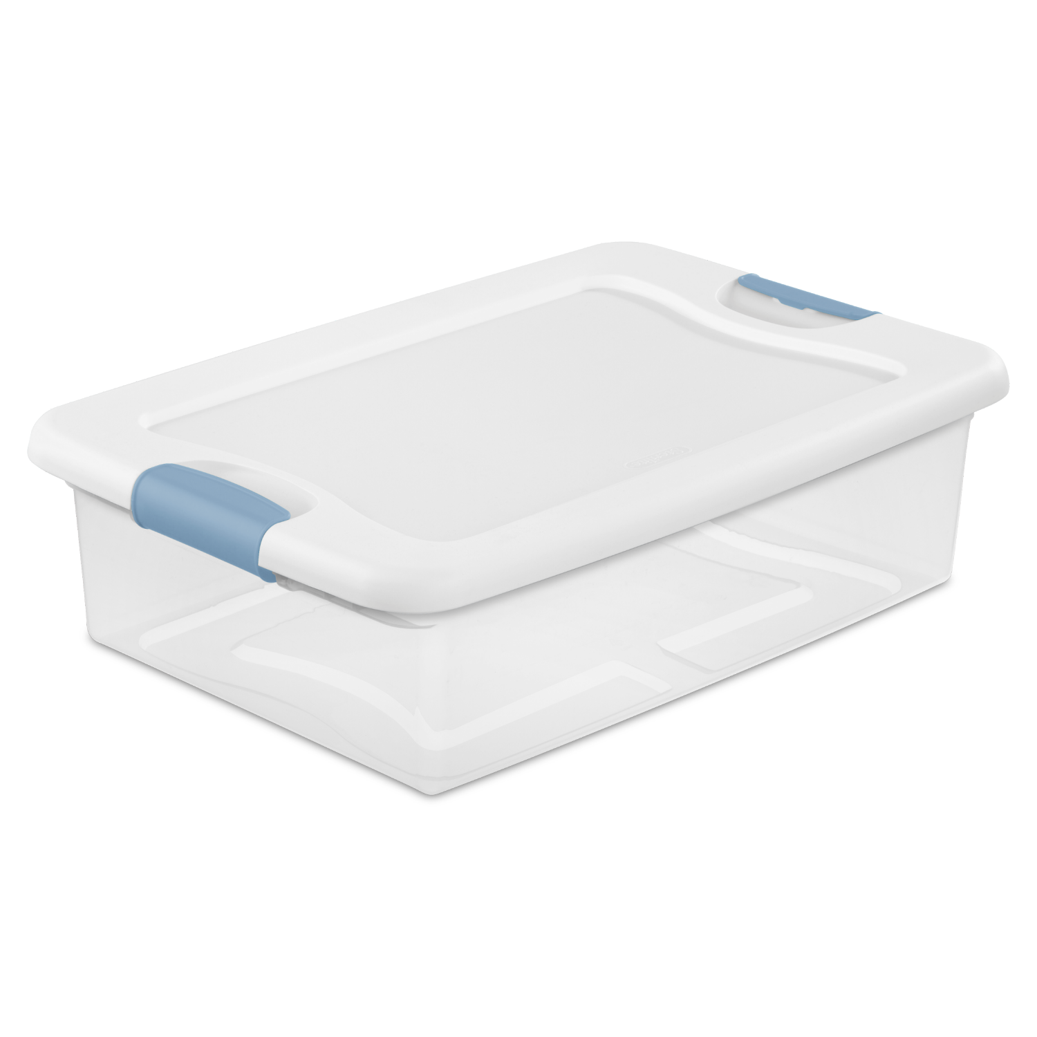 slide 1 of 4, Sterilite Latching Storage Tote - Set of 6, 32 qt