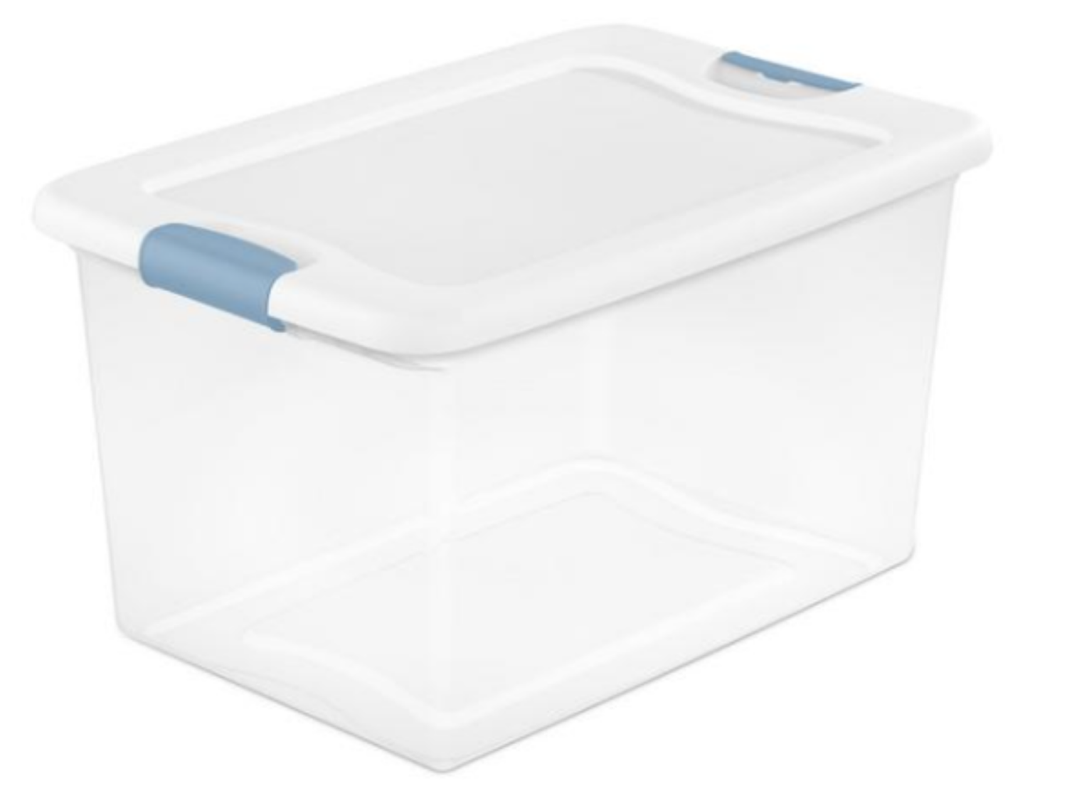 slide 1 of 3, Sterilite Latching Storage Tote, 64 qt