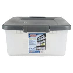 Sterilite Shelftotes Storage Tote With Lid - Clear