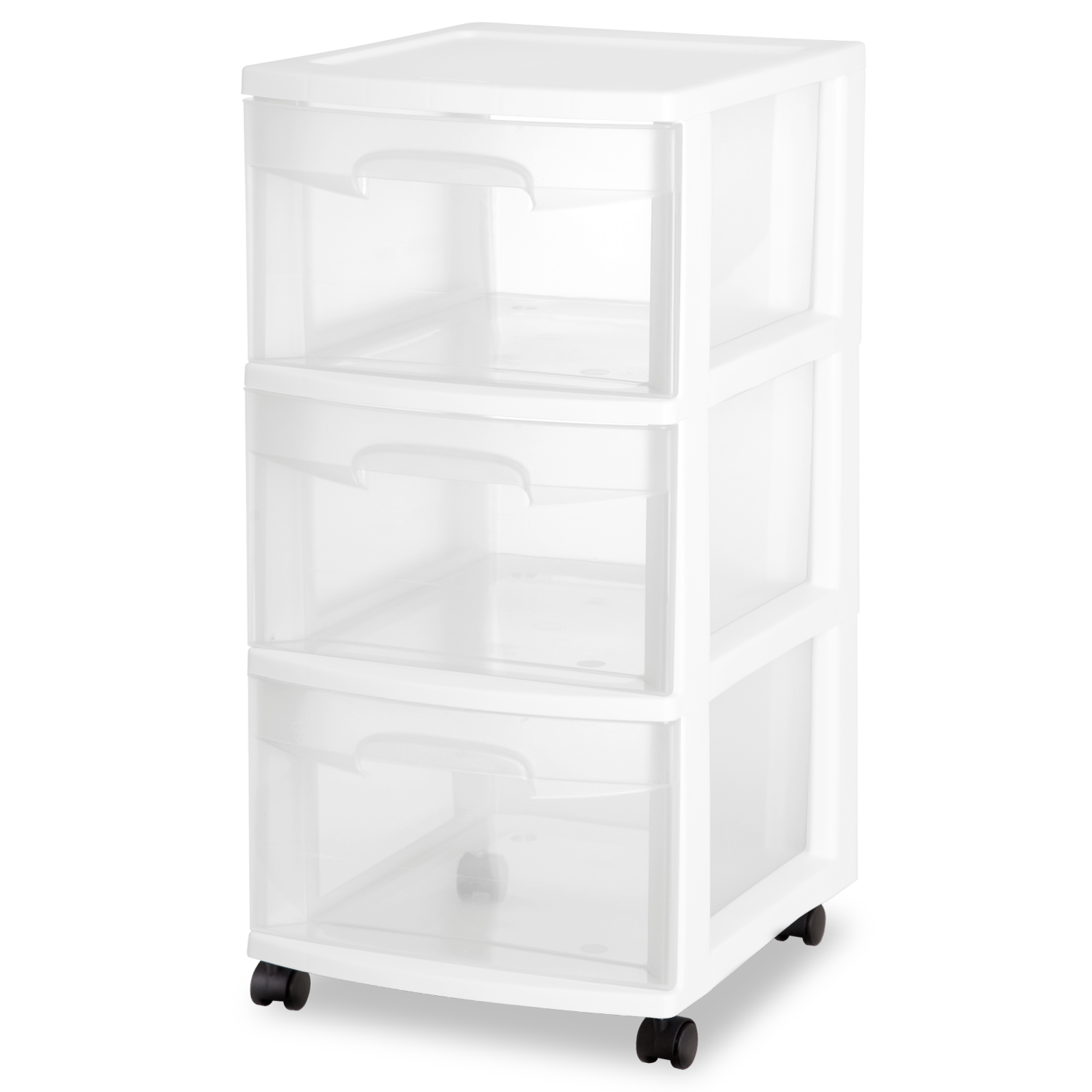 slide 3 of 6, Sterilite 3-Drawer Cart - White, 1 ct
