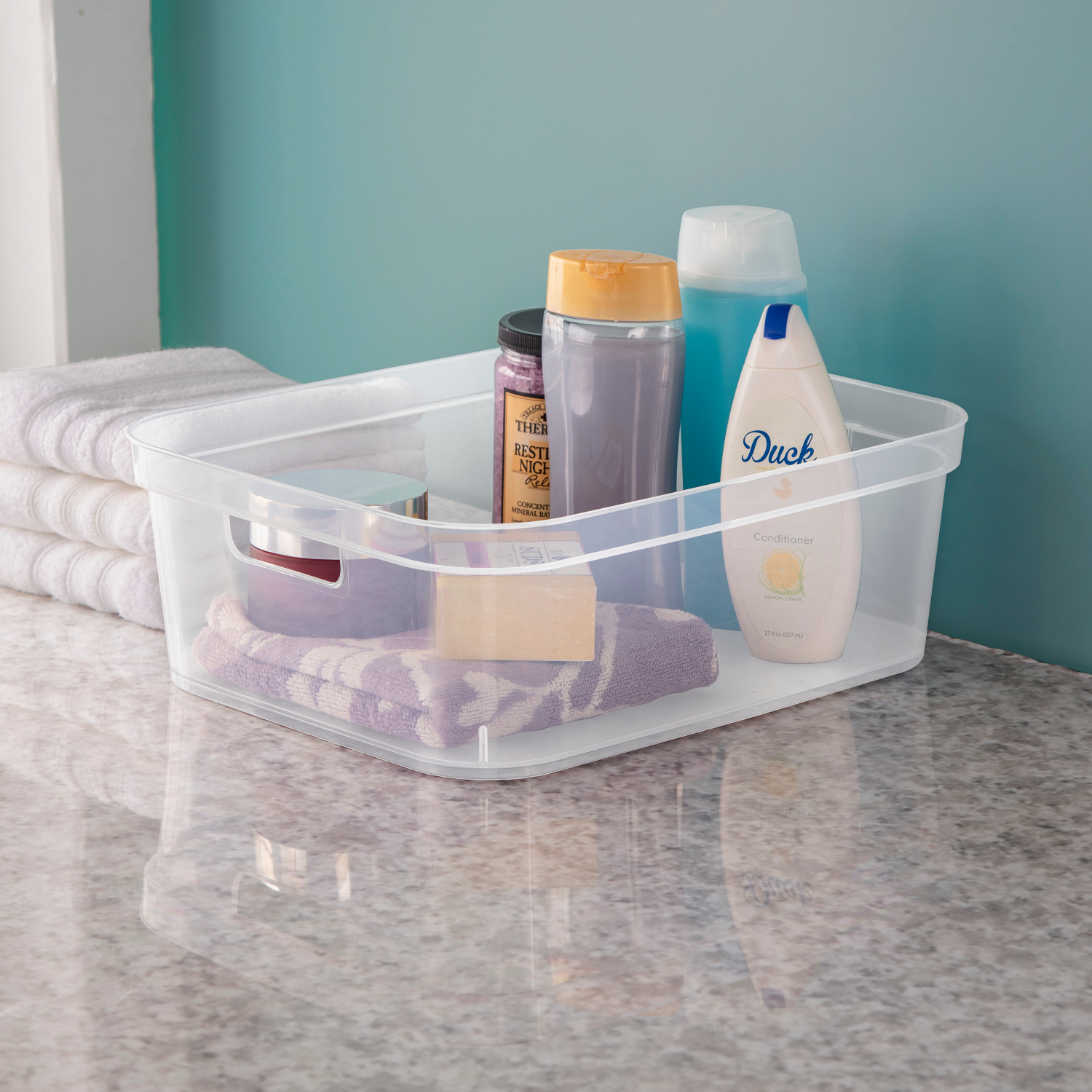 slide 3 of 4, Sterilite Short Storage Bin, 1 ct
