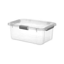 Sterilite 20qt Hinged Lid Latch Box