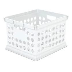 Sterilite Storage Crate, White