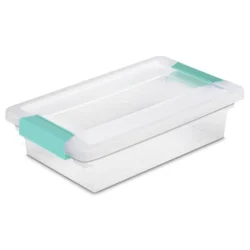 Sterilite Small Clip Box, Clear