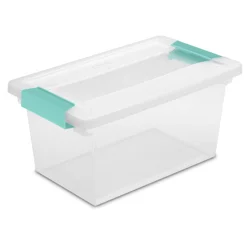 Sterilite Clear Medium Clip Box 1 ea