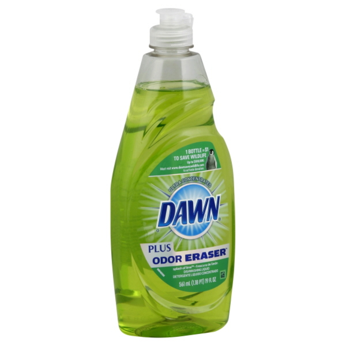slide 1 of 1, Dawn Dishwashing Liquid 19 oz, 19 oz