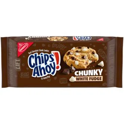 CHIPS AHOY! Chunky White Fudge Chocolate Chip Cookies, 11.75 oz