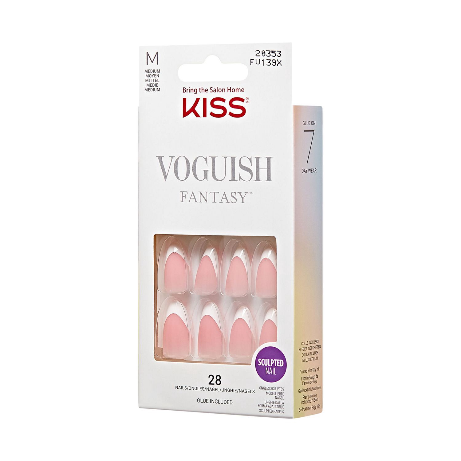 slide 4 of 4, KISS NAIL Ks Voguish Fantasy, Get Lucky, 1 ct