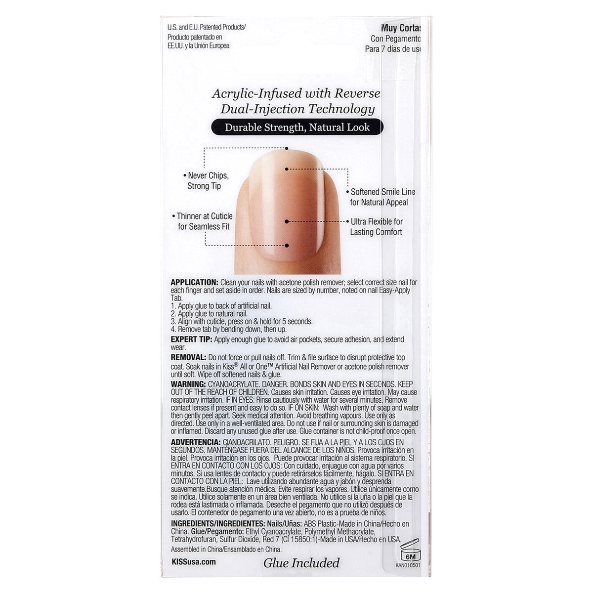 slide 2 of 3, Kiss Nude Nails - Holla Back, 1 ct