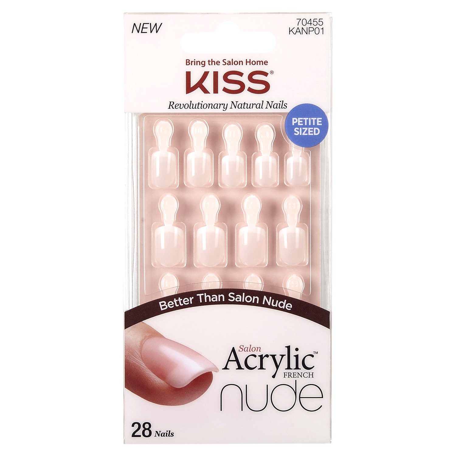 slide 1 of 3, Kiss Nude Nails - Holla Back, 1 ct