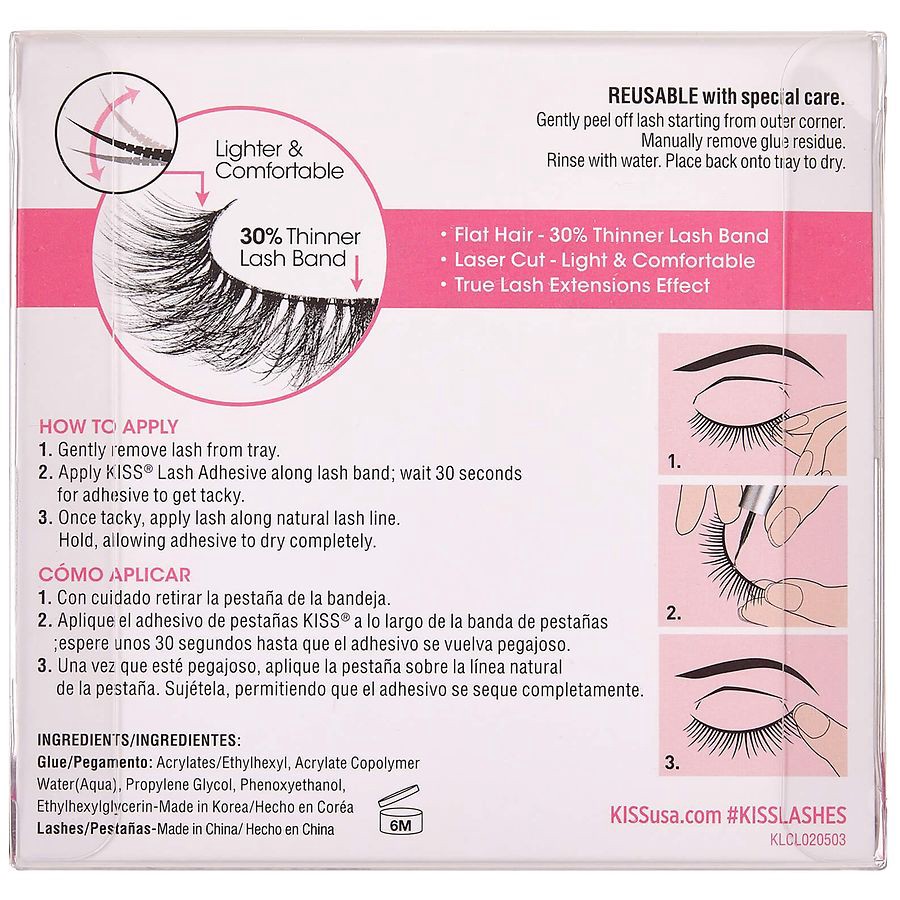 slide 2 of 3, Kiss Lash Couture Luxtensions Collection Curls Lash 1 ea, 1 ct