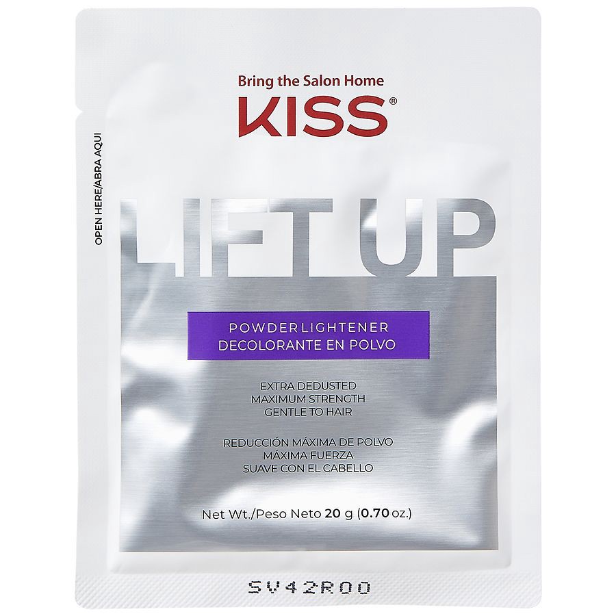 slide 4 of 4, KISS COLORS & CARE KISS Root Touch Up Complete Bleach Application Kit with Precision Applicator, Bleaching Powder, Developing Crèmes, Brush, Plastic Gloves, & Instruction Sheet, 7 pc