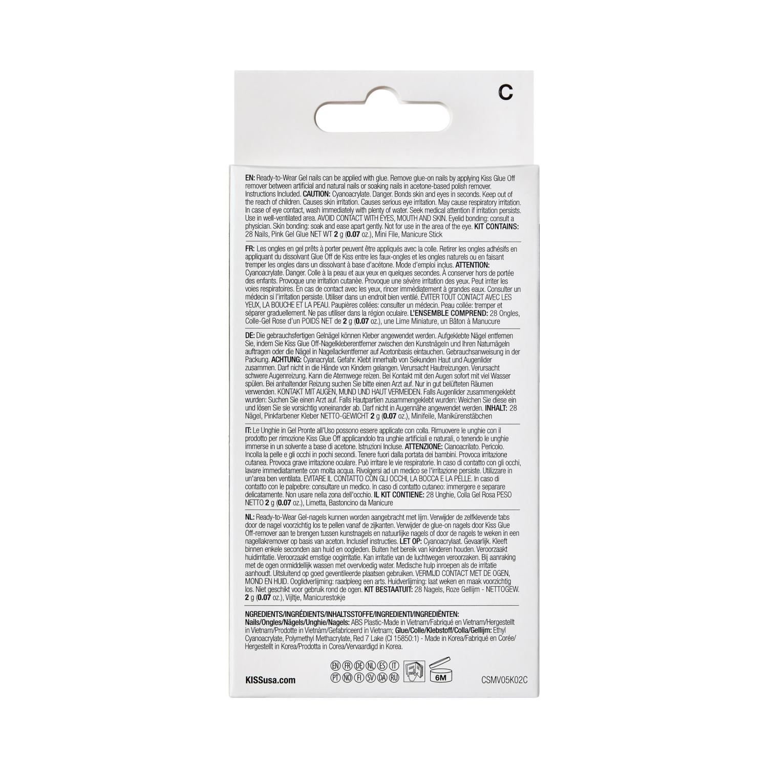 slide 2 of 4, Kiss Classy Nails Medium 28 ea, 28 ct