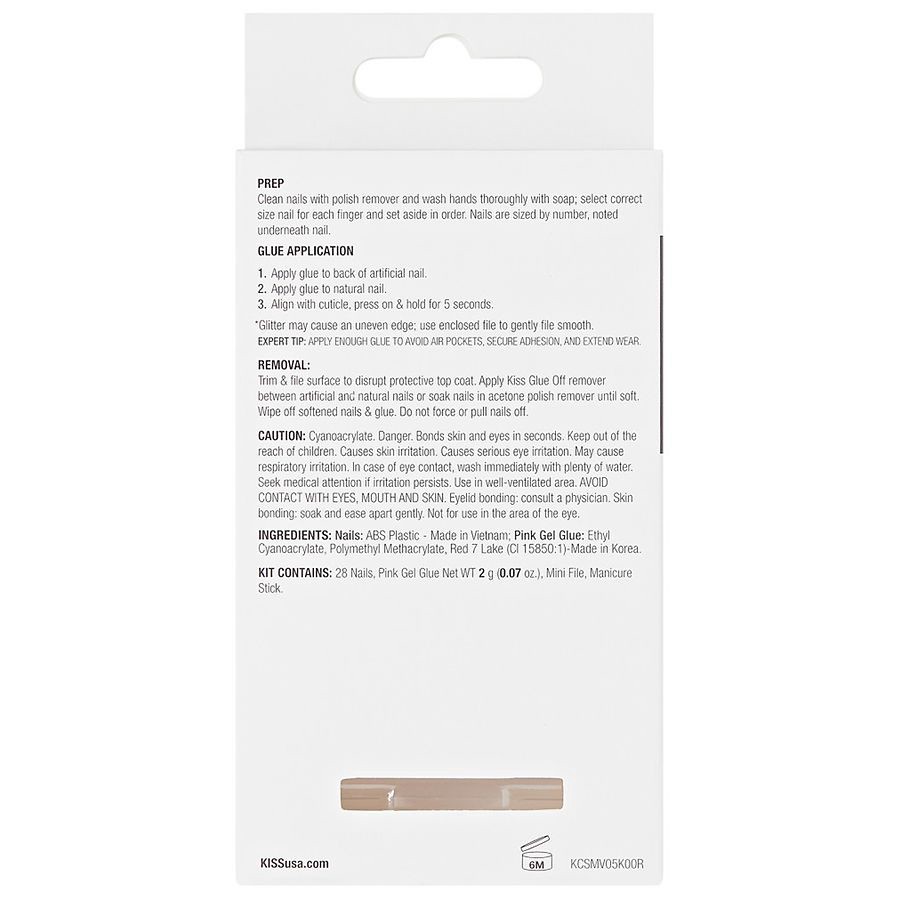 slide 2 of 5, Kiss Classy Nails Medium 28 ea, 28 ct